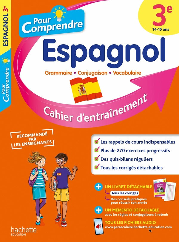 Pour comprendre l'espagnol : 3e ; cahier d'entraînement