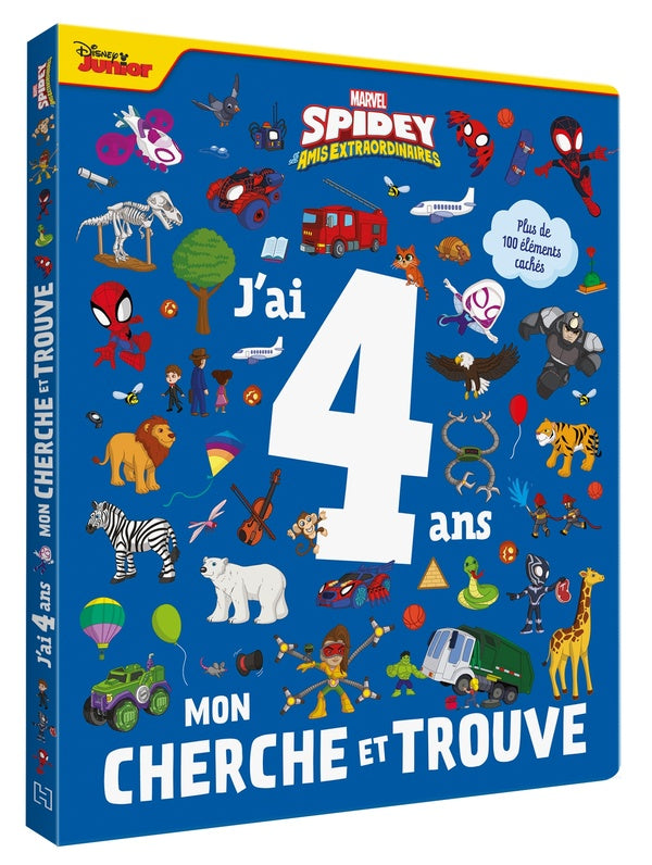 Marvel Spidey et ses amis extraordinaires : mon cherche et trouve : j'ai 4 ans