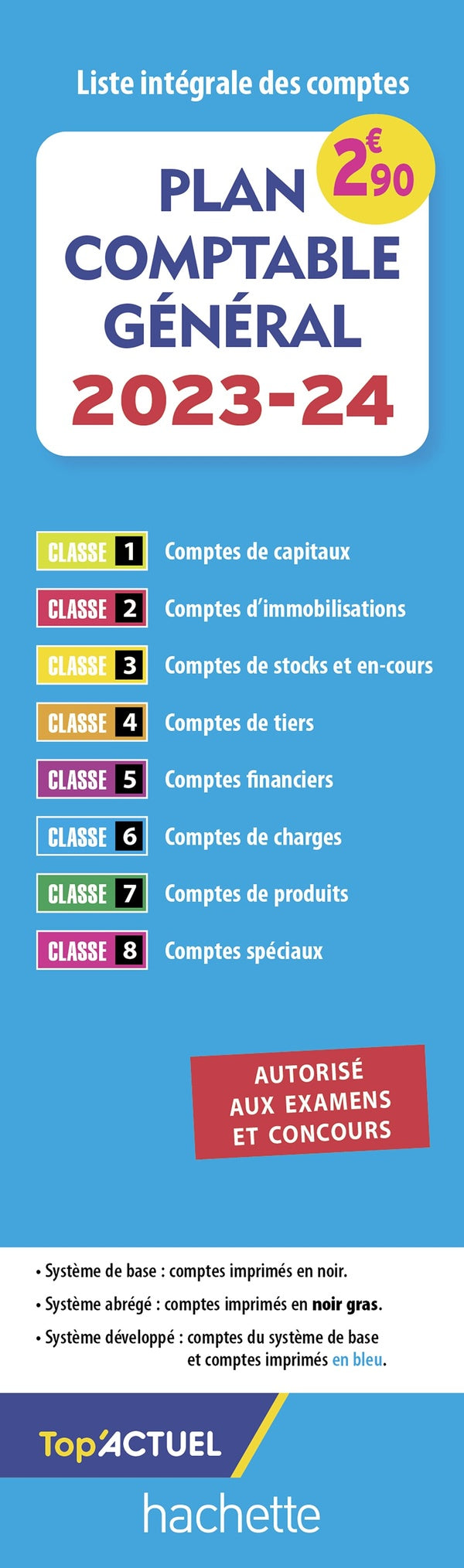 Top'actuel : plan comptable général (édition 2023/2024)