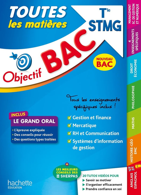 Objectif bac : toutes les matières ; terminale STMG