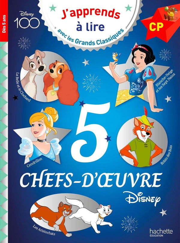 J'apprends à lire avec les grands classiques Disney : 5 chefs-d'oeuvre de Disney ; CP