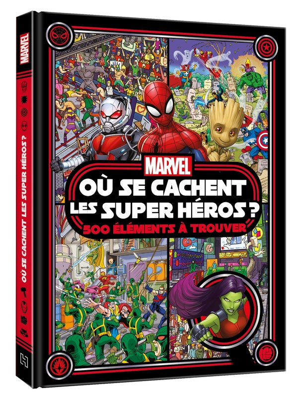 Où se cachent les super héros ? 500 éléments à trouver