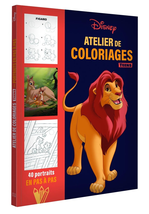 Atelier de coloriages teens : 40 portraits en pas à pas