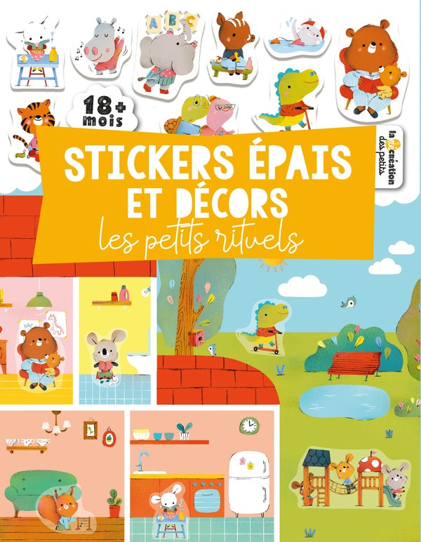 Stickers épais et décors : les petits rituels