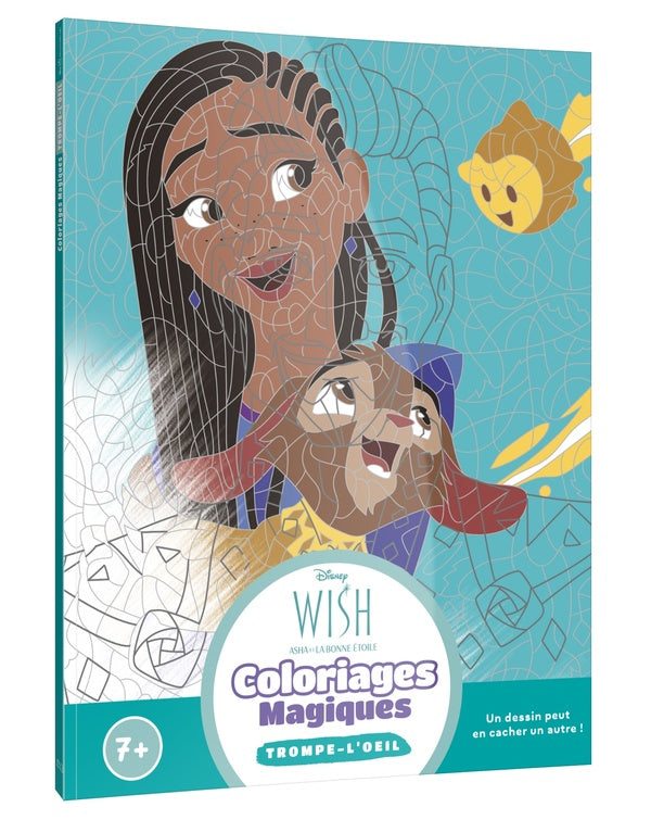 Coloriages magiques : Wish, Asha et la bonne étoile ; Trompe-l'oeil