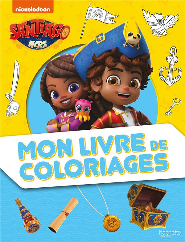 Mon livre de coloriages : Santiago des mers