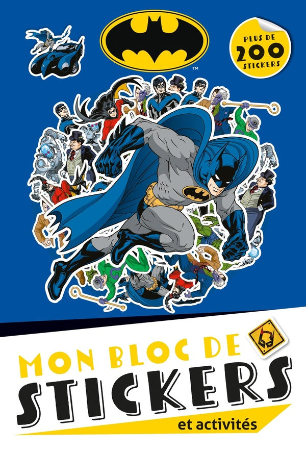 Batman : mon bloc de stickers et activités