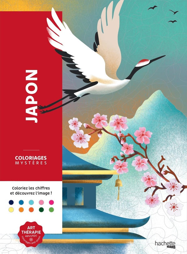 Art-thérapie ; Coloriages mystères : Japon