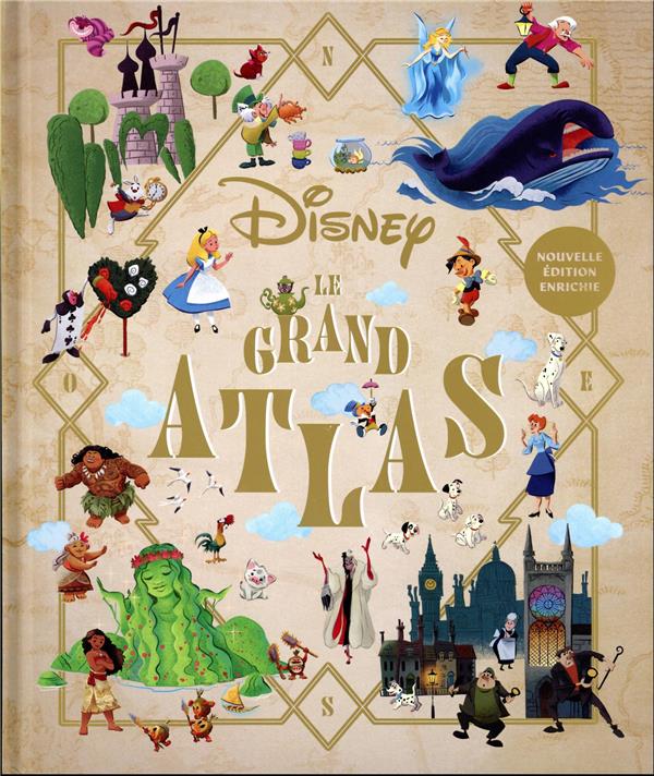 Le grand atlas : 35 univers disney et pixar cartographiés