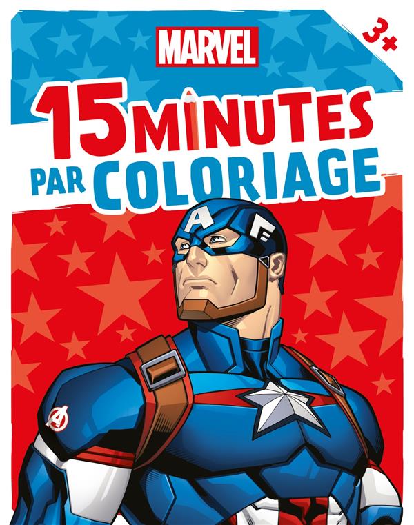 15 minutes par coloriage : Captain America