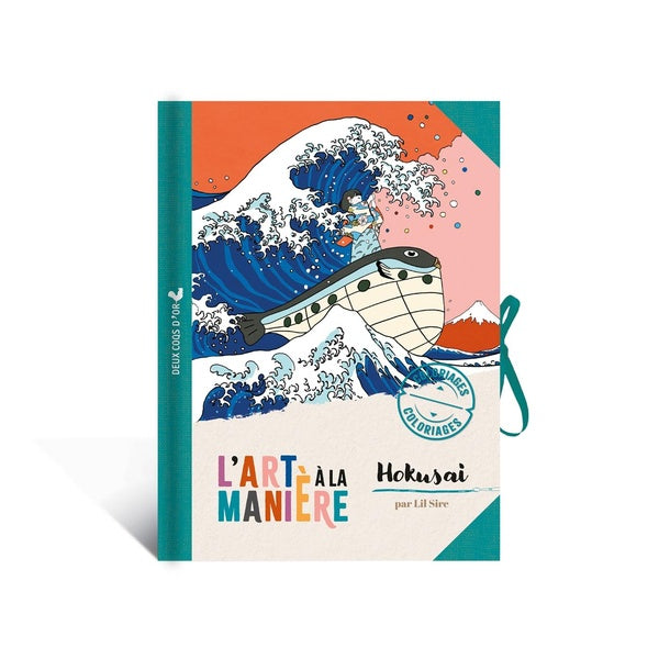 Les ateliers du calme : L'art à la manière : Coloriages Hokusai