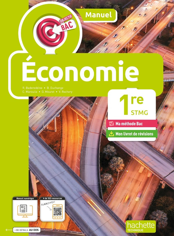 Objectif bac : Économie ; 1re STMG ; Manuel