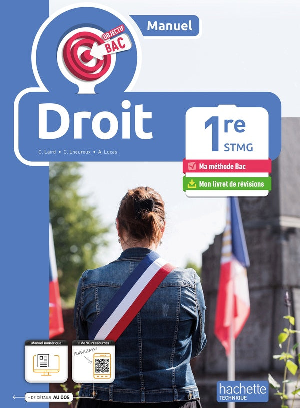 Objectif bac : Droit ; 1re STMG ; Manuel