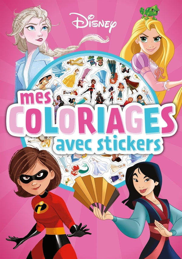 Mes coloriages avec stickers : Girl Power