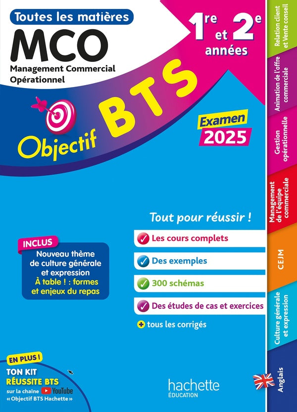 Objectif BTS : Toutes les matières ; BTS MCO, 1re et 2e années