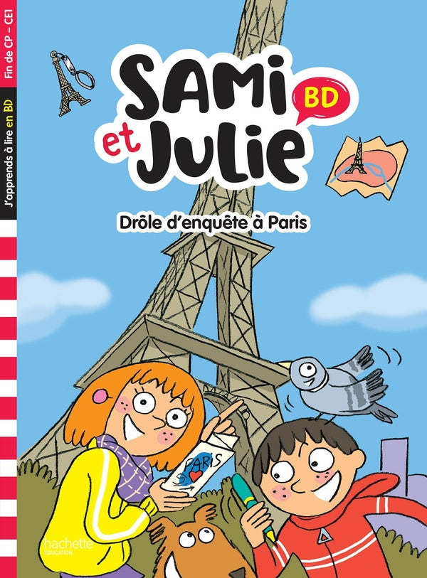 Sami et Julie BD : Fin de CP-CE1 ; Drôle d'enquête à Paris