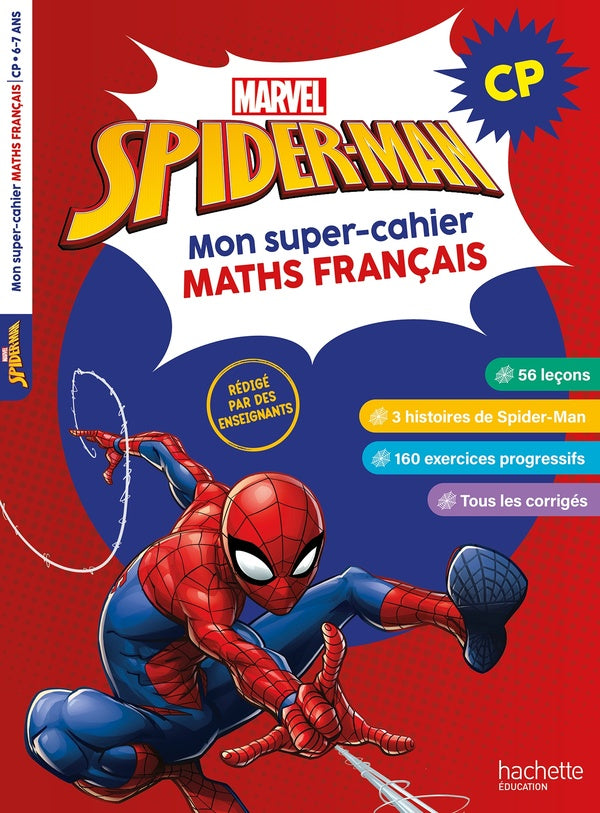 Spiderman ; CP ; Mon super-cahier de maths et français