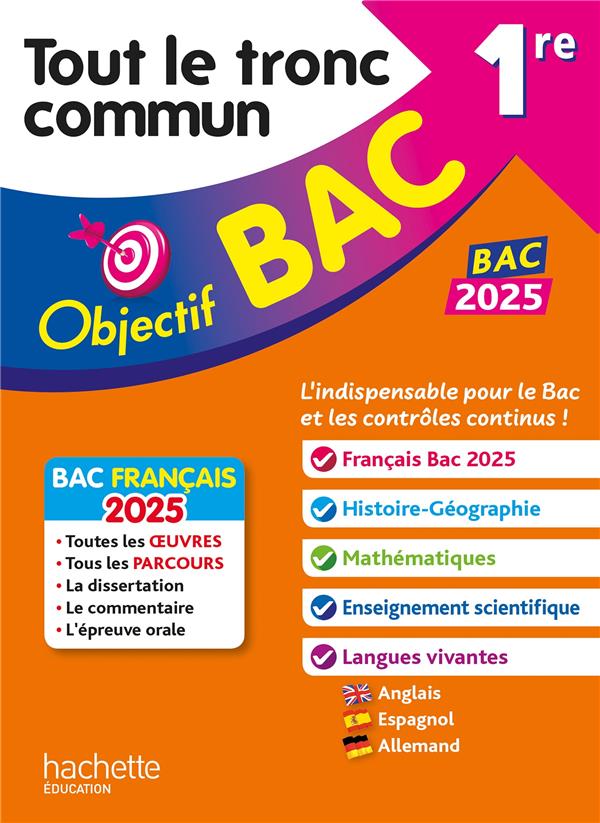 Objectif bac : 1re ; Tout le tronc commun