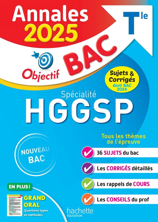 Objectif bac : Spécialité HGGSP ; Annales (édition 2025)