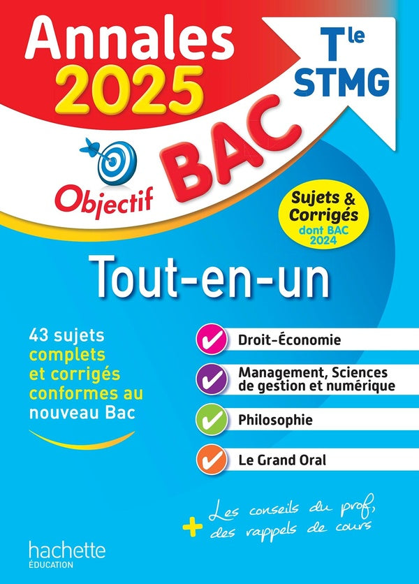 Objectif bac : Tout-en-un ; Terminale STMG ; Annales