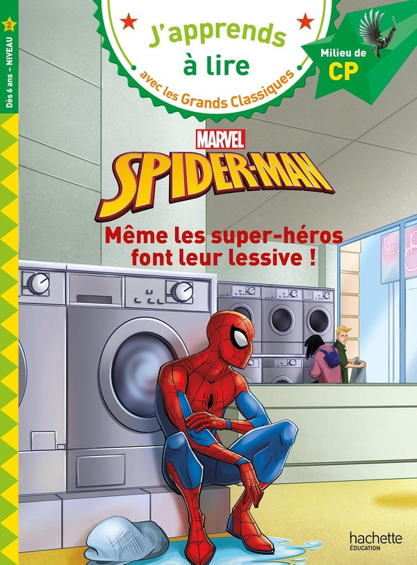 CP niv 2 ; Marvel : Spider-Man : Même les super-héros font leur lessive !