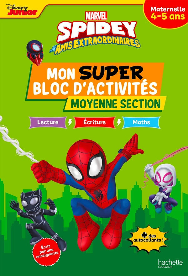 Spidey et ses amis extraordinaires ; Mon super bloc d'activités de Moyenne Section
