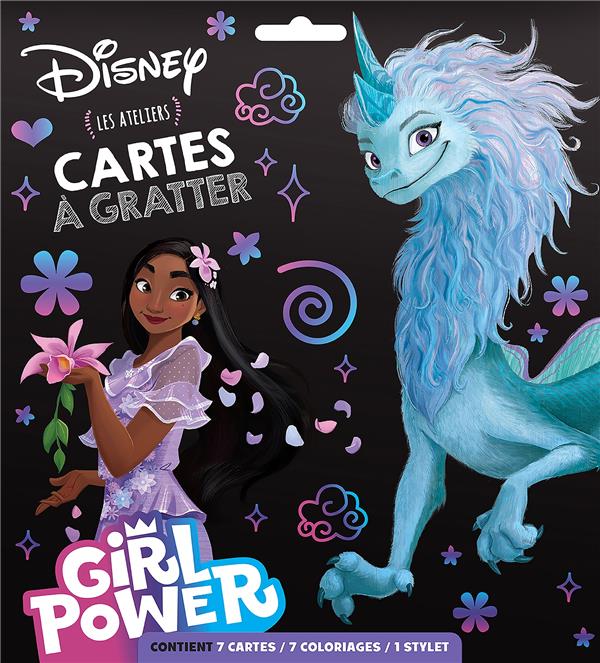 Les ateliers Disney : Cartes à gratter ; Girl power