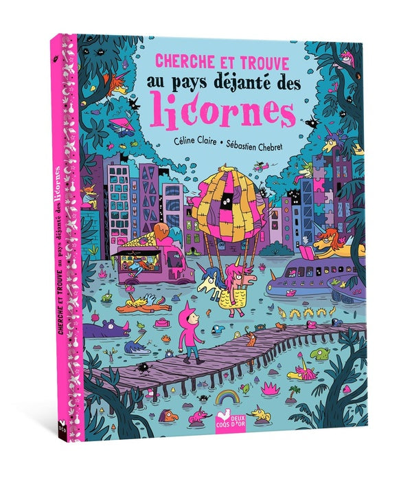 Cherche et trouve : Au pays déjanté des licornes