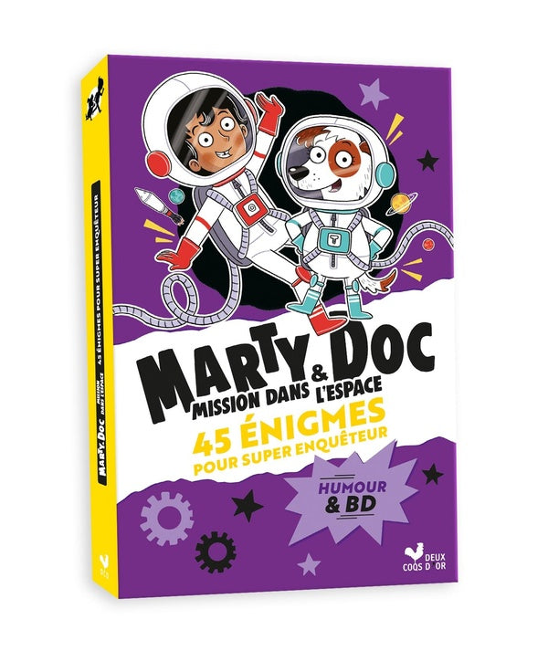 Marty et Doc : Mission dans l'espace ; 45 énigmes pour super enquêteur