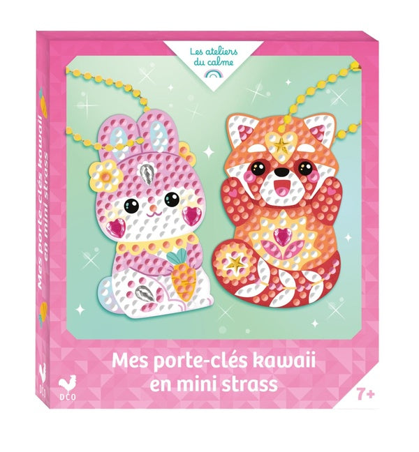 Mes porte-clés kawaii en mini strass