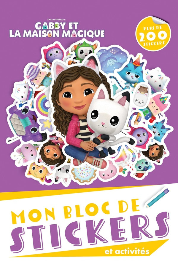 Gabby et la maison magique : Mon bloc de stickers et activités