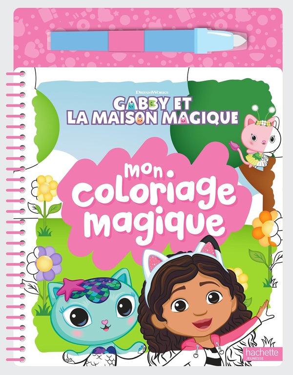 Gabby et la maison magique : Mon coloriage magique : Livre de coloriages magiques à l'eau