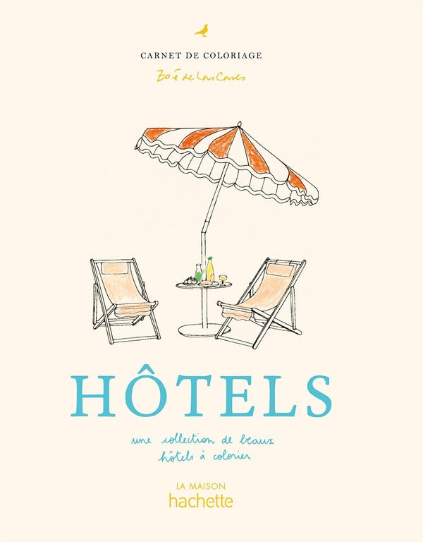 Hôtels : Une collection de beaux hôtels à colorier