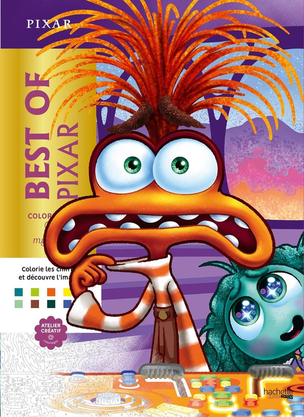 Art-thérapie ; Coloriages mystères : Best of Pixar