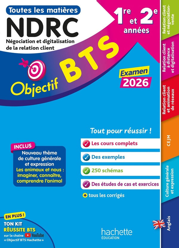 Objectif BTS : Toutes les matières ; BTS NDRC, 1re et 2e années (édition 2026)