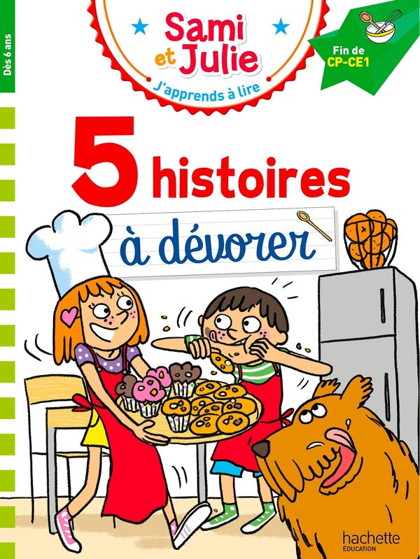 J'apprends à lire avec Sami et Julie : Fin de CP CE1 ; 5 histoires à dévorer