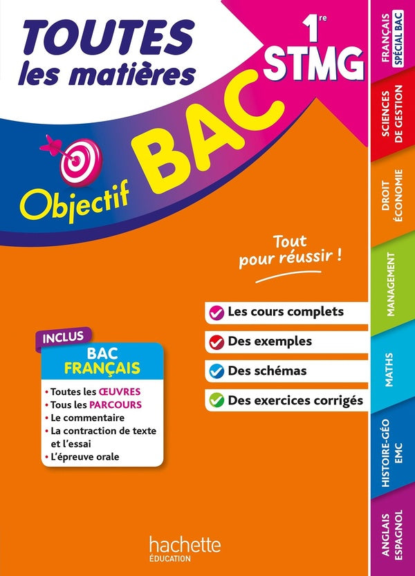 Objectif bac : Toutes les matières ; 1re STMG (édition 2026)