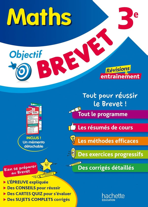 Objectif brevet : Maths ; 3e