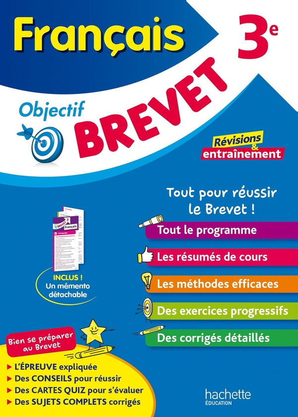 Objectif brevet : Français ; 3e ; Révisions & entraînement