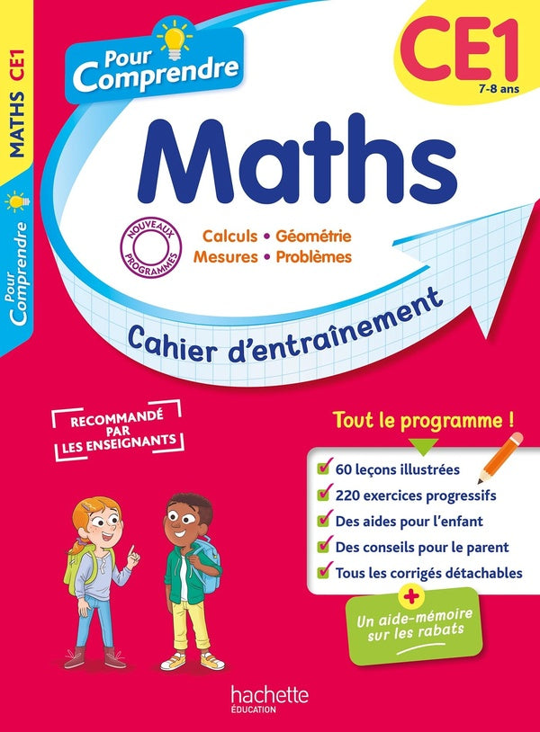 Pour comprendre les maths : CE1 ; Cahier d'entraînement
