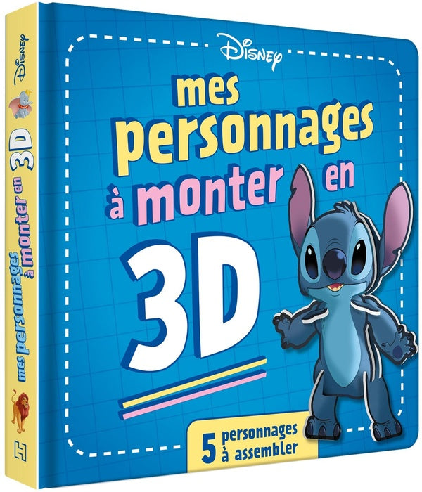 Grand Livre Puzzle : Mes personnages 3D à monter