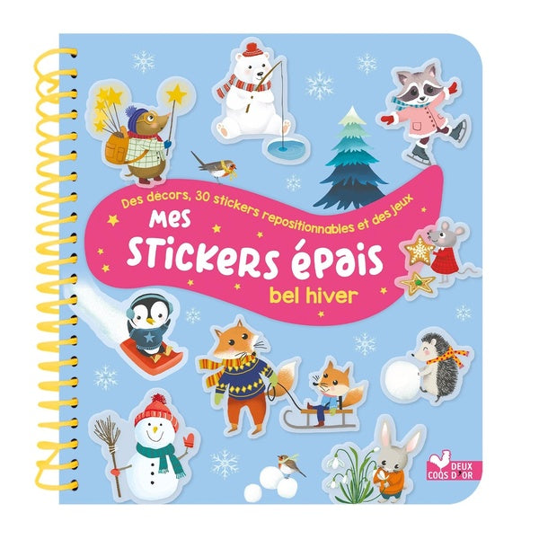 Mes stickers épais : Bel hiver