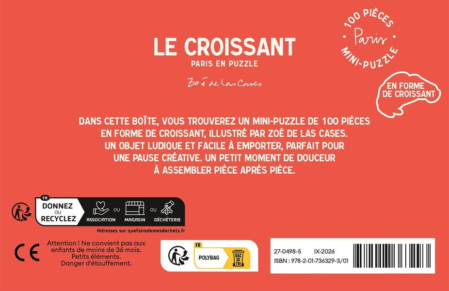 Le croissant : Paris en puzzle