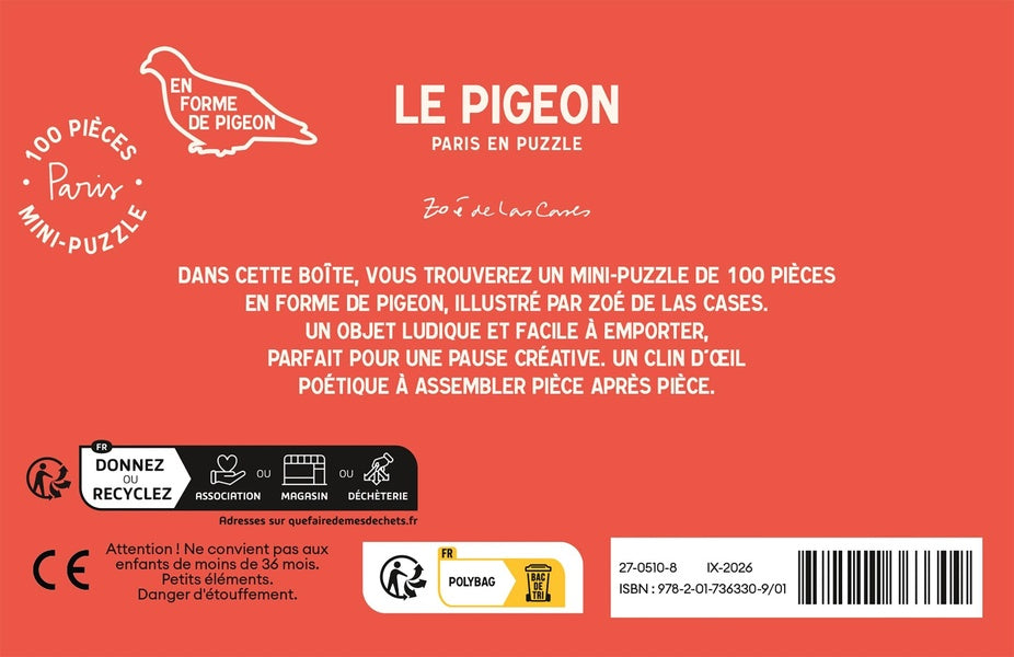 Le Pigeon : Paris en puzzle