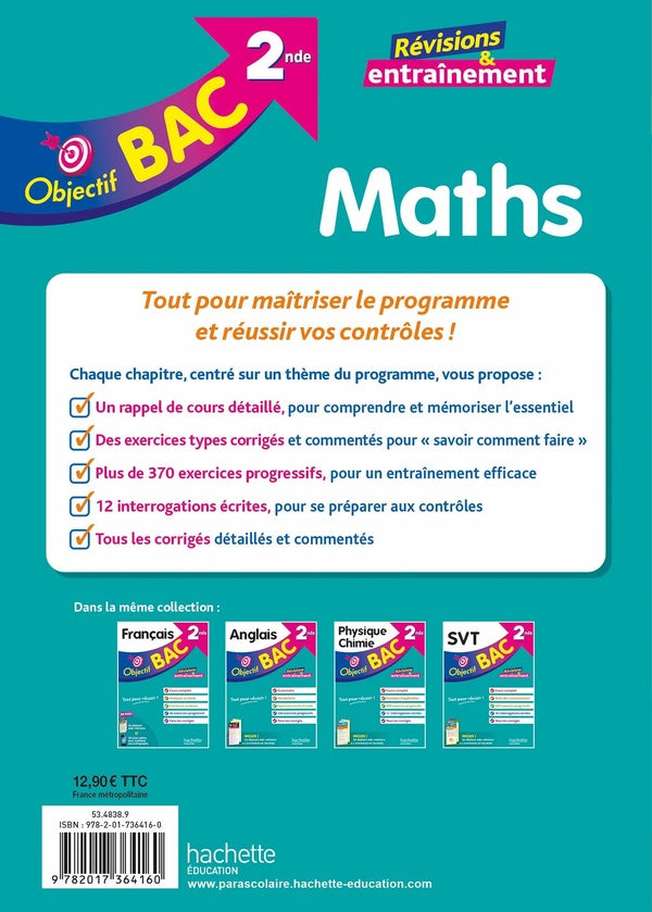 Objectif bac : Maths ; 2de ; Révisions & entraînement