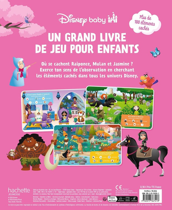 Disney Baby : Mon Cherche et Trouve : J'ai 3 ans ; Spécial princesses