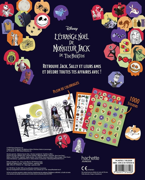 1000 stickers : L'étrange Noël de Monsieur Jack