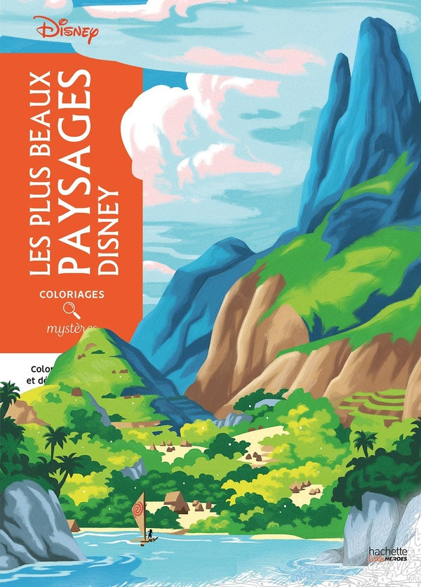 Coloriages mystères : Les plus beaux paysages Disney