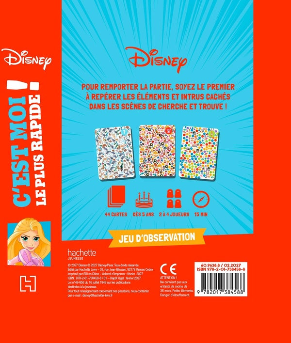 DISNEY - Jeu de cartes - C'est moi le plus rapide
