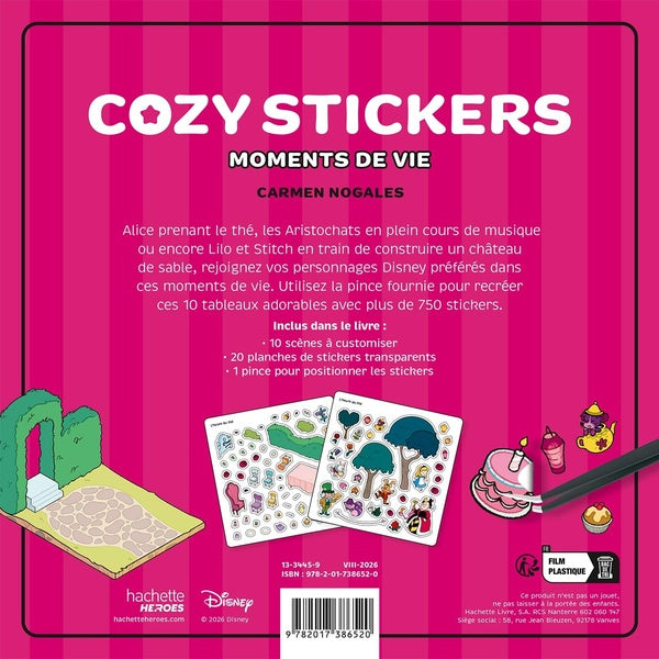 Atelier créatif : Cozy stickers Disney : Moments de vie